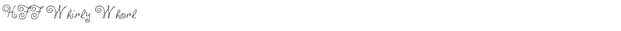 HFF Whirly Whorl HFF Whirly Whorl.otf font preview